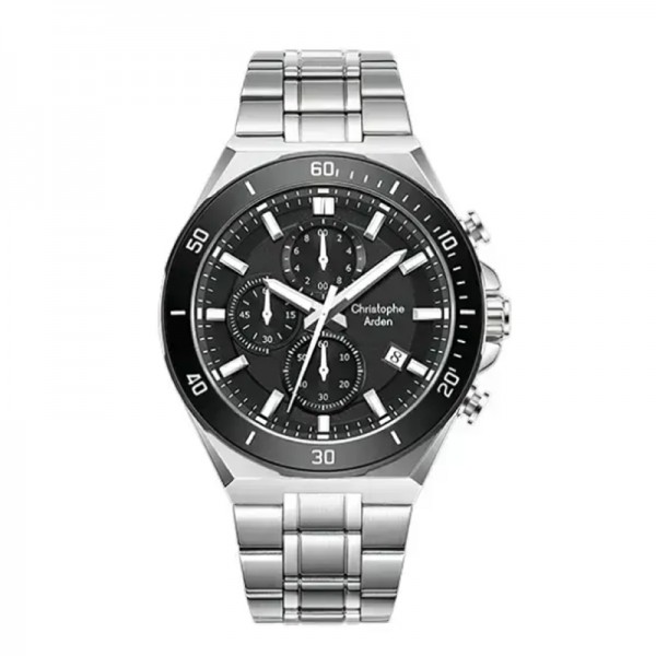 Christophe Arden CA 3007 Silver Black Steel MCFTBBA